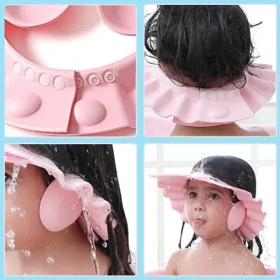 Adjustable Shampoo Bath Bathing Shower Cap For Baby (1 pc)